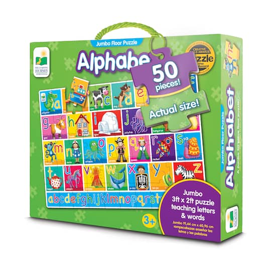The Learning Journey Alphabet 50 Piece Floor Puzzle